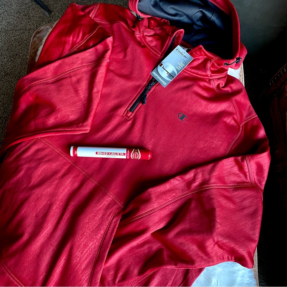NWT CHAMPION | Mens Duo Dry Performance Active Pullover Hoodie Sz XXL Great Gift